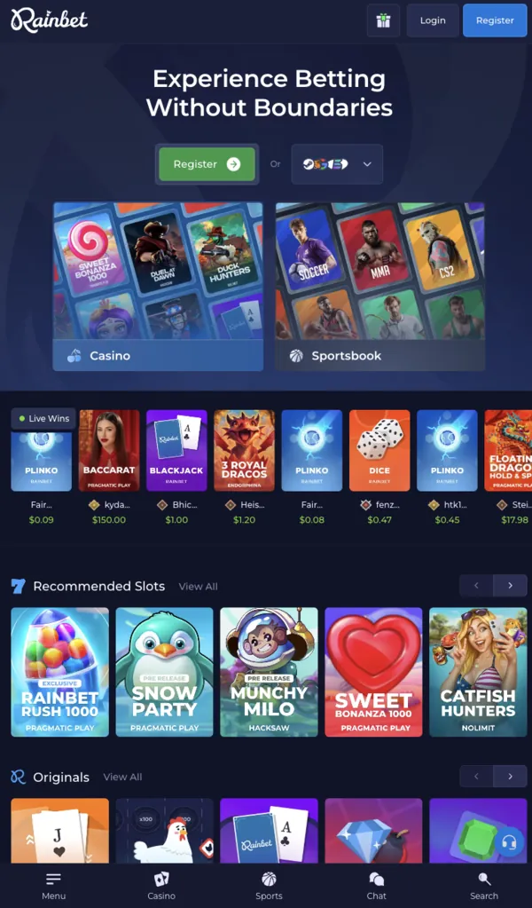 Rainbet Mobile